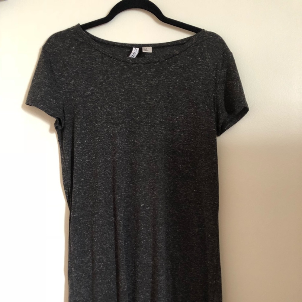 H&M Gray T-Shirt Dress